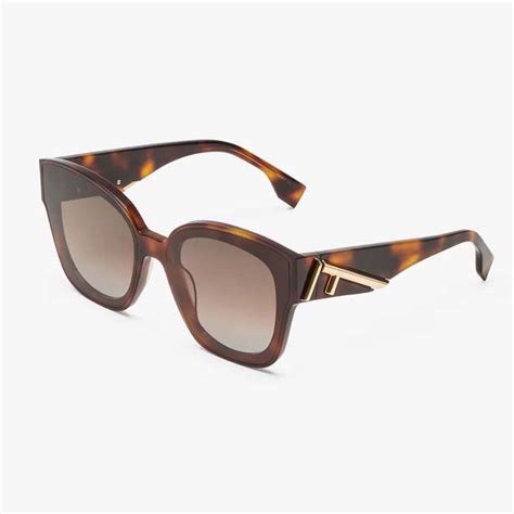 fendi vintage havana sunglasses|fendi 2019 collection sunglasses.